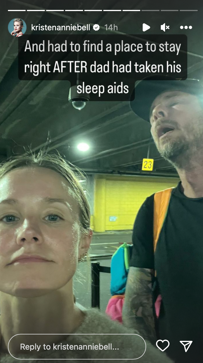 Kristen Bell candidly reveals family was ‘stranded’ in airport as a